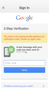 2 step verification - myndset digital strategy