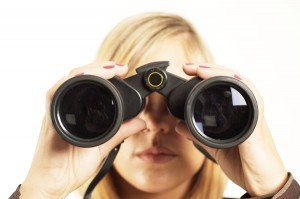 Looking through binoculars, The Myndset Brand Strategy and Digital Marketing