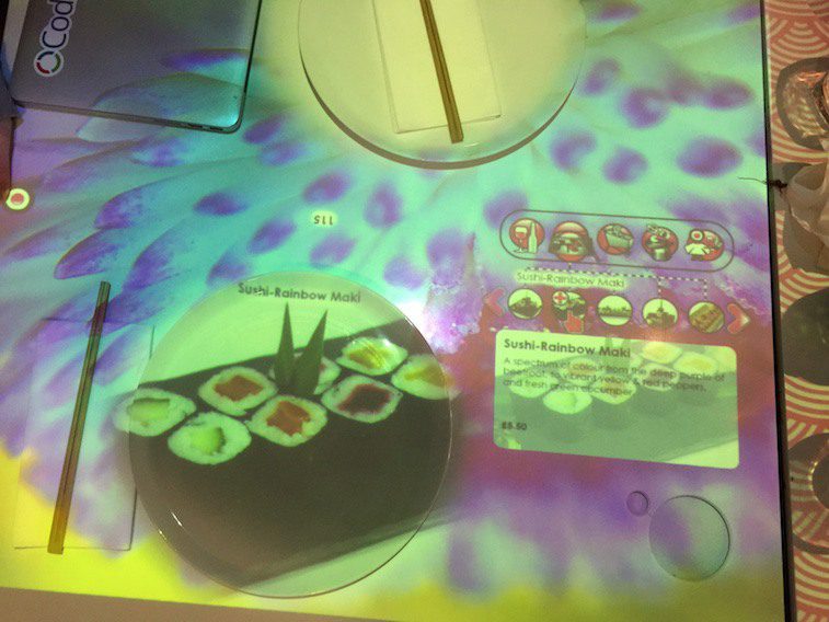 Interactive restaurant inamo