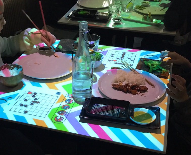 Interactive restaurant inamo