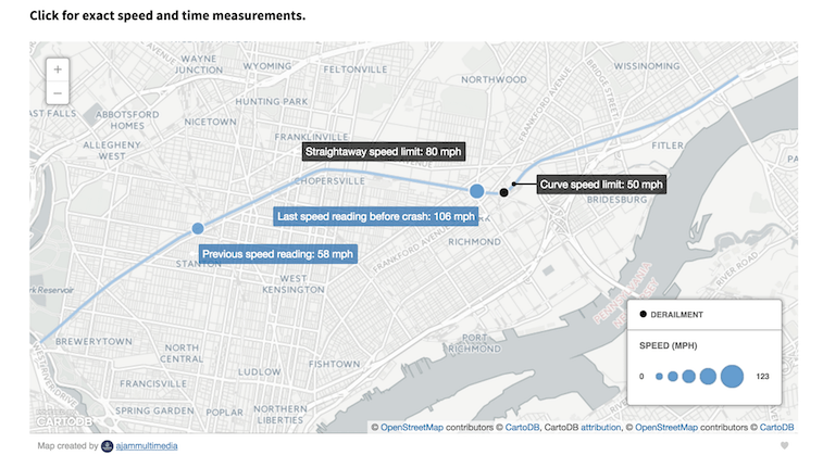 Data Journalism Amtrak Al Jazeera