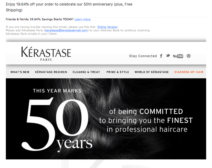 Happy Anniversary Kerastase