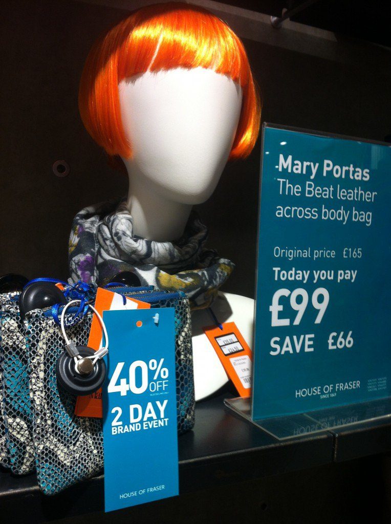 House of Fraser Mary Portas, The Myndset Digital Marketing and Brand Strategy