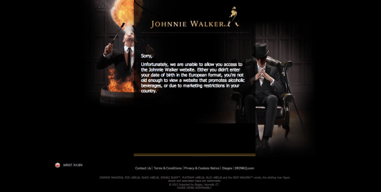 Johnnie Walker, Age Gate, The Myndset digital marketing brand strategy