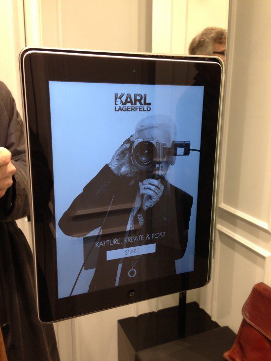 Karl Lagerfeld interactive dressing room, the myndset digital marketing brand strategy