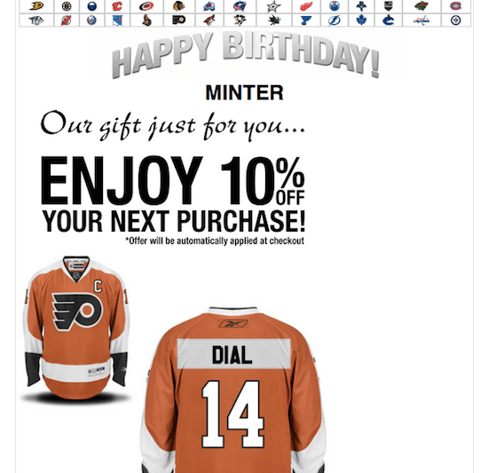 NHL birthday greeting - the myndset digital strategy