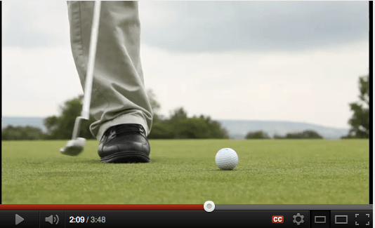 One legged golf player inspiration, The Myndset Branding Strategy and Leadership