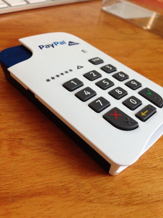 Paypal Here terminal device - myndset digital strategy