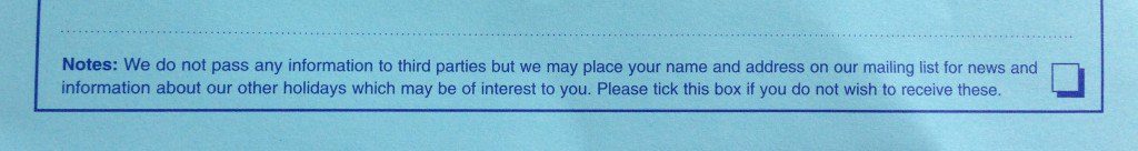 Questionnaire Small Print, The Myndset Digital Marketing & Brand Strategy