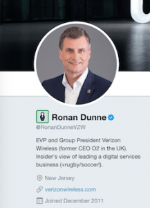 Ronan Dunne digital presence
