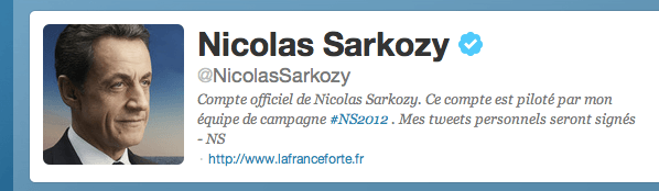 Nicolas Sarkozy on Twitter, The Myndset Brand and Digital Marketing Strategy