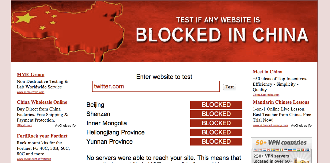 Is Twitter blocked in China, Myndset Digital Marketing