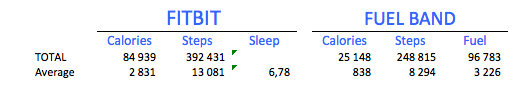 Fitbit Nike Fuelband comparison - the myndset digital marketing