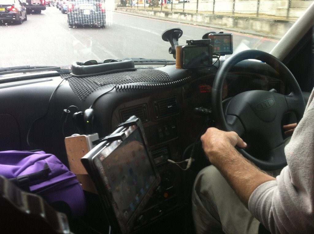 London Taxi driver Connected, The Myndset Digital Marketing