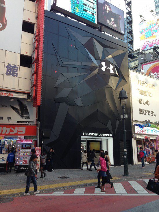 Under Armour Shibuya, The Myndset digital marketing brand strategy storytailing