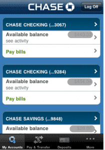 chase app home page 1