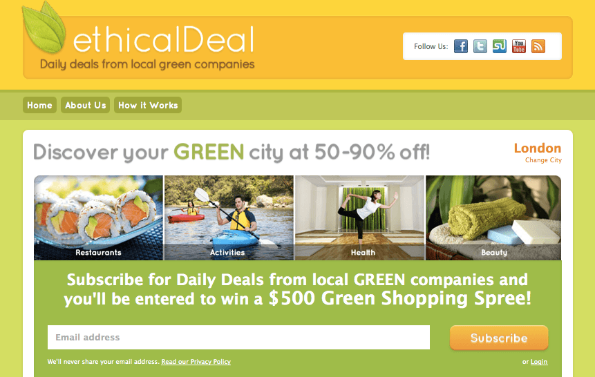 ethicalDeal Group Green Buying