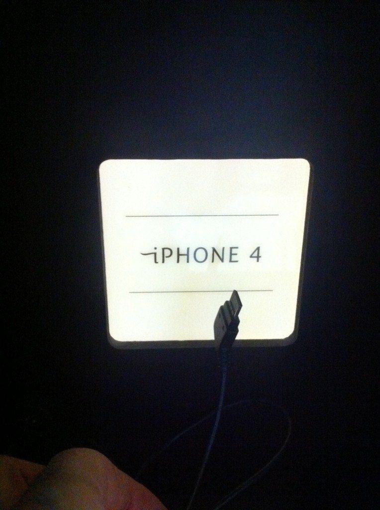 iphone 4 box, recharge booth with different names, Myndset Digital Marketing and Brand Strategy