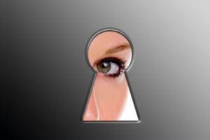 keyhole eye peep security 