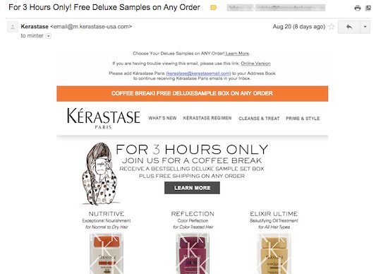 luxury email marketing