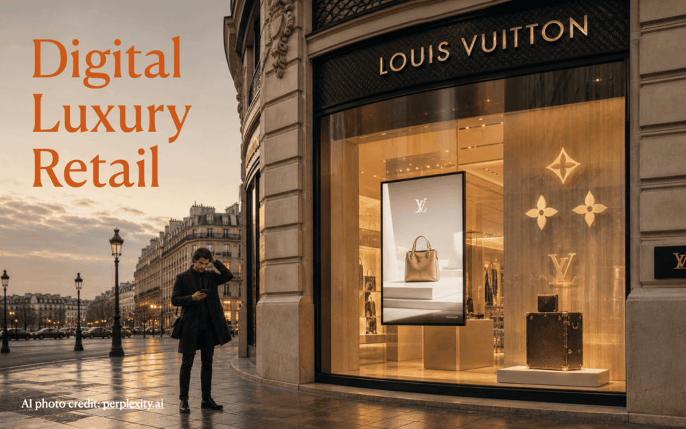 Louis Vuitton Driving Luxury Digital Engagement Via Its Retail Shop Window. A Review.