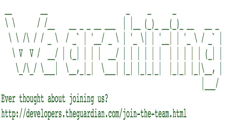 Creative Hiring – The Guardian Taps Into The Code To Hire