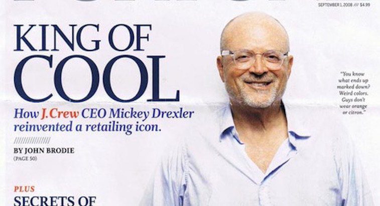 J. Crew Gets Personal – CEO Mickey Drexler Shows Personality