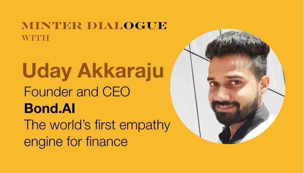 Human-centred design for the world’s first empathy engine for finance, with Uday Akkaraju, CEO of Bond.AI (MDE344)