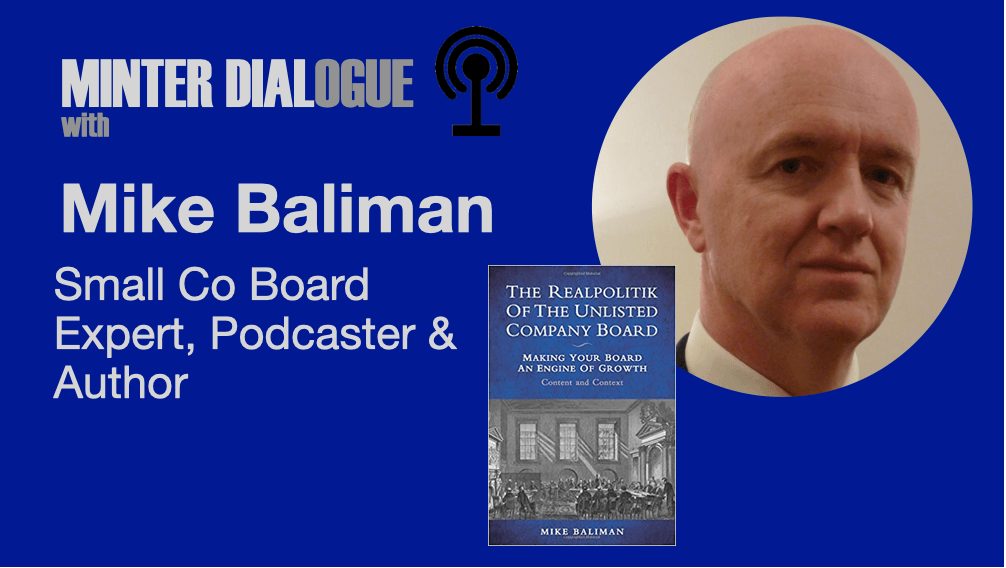 What Kind of Board does your Company Need to Drive Growth with Mike Baliman (MDE381)