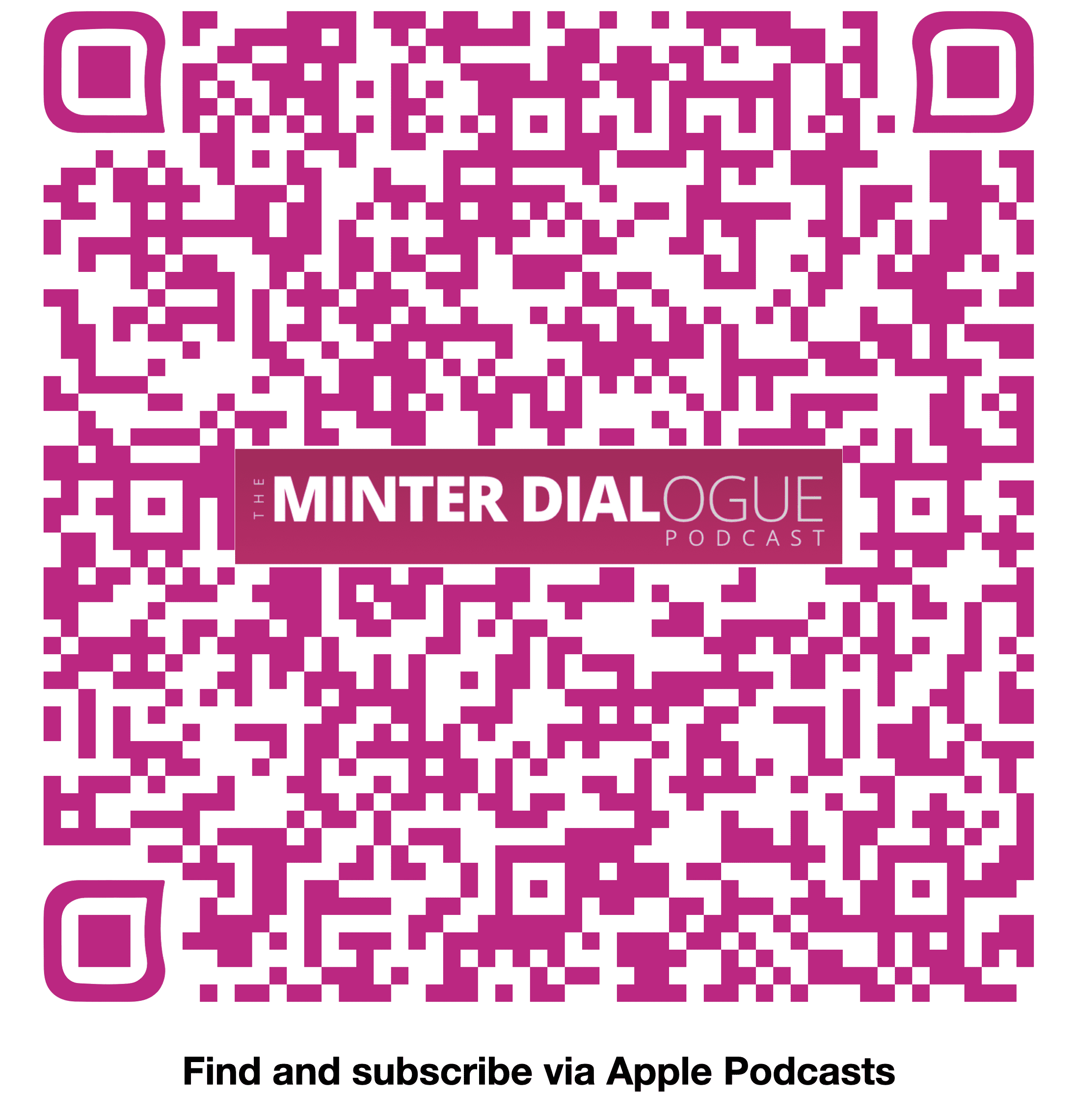 Qr code for Minter Dialogue on Apple Podcasts