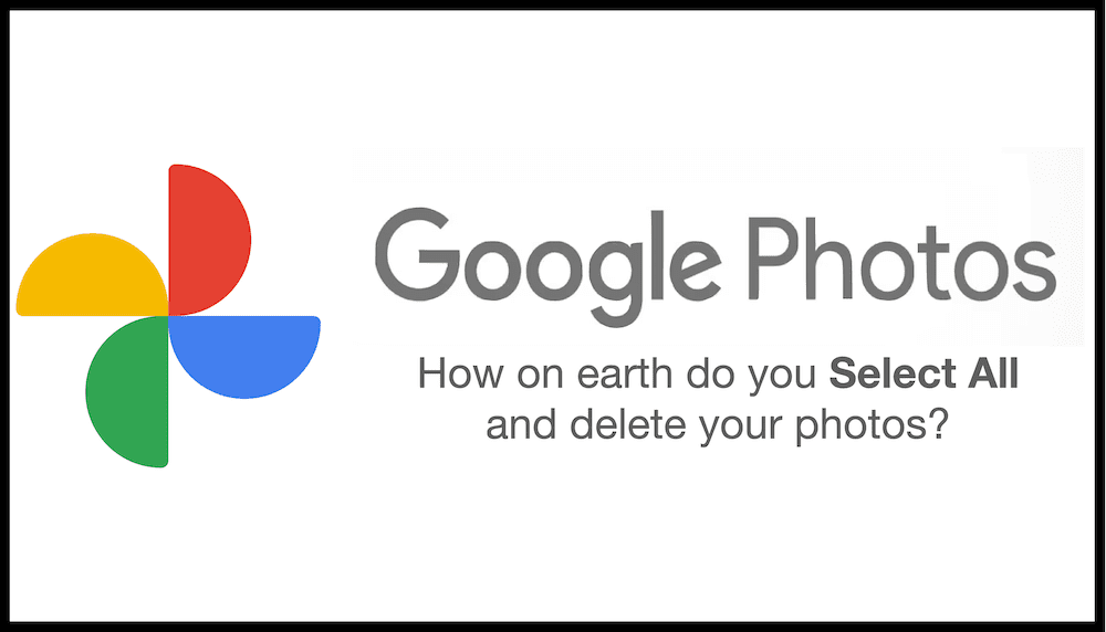 How do I delete all my photos from Google Photos (in bulk) without deleting my Google account?