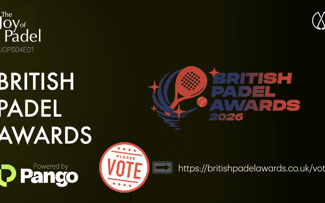 Spreading the Padel Love: British Padel Awards UK Edition (JOPS04E01)