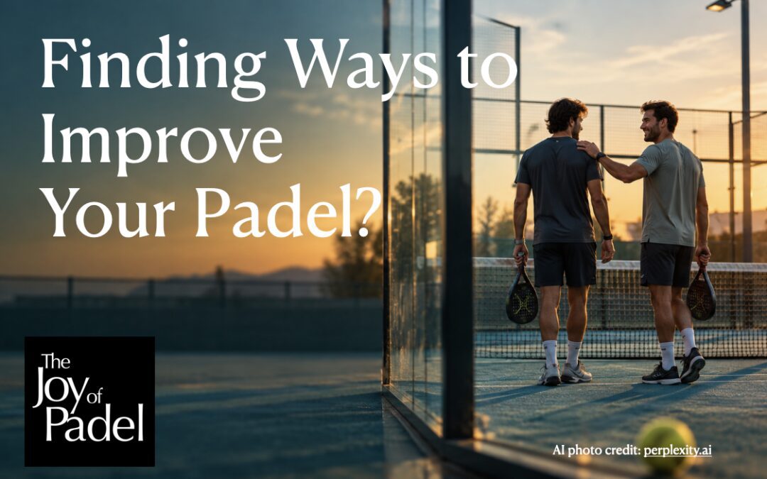 Padel: Making Mistakes, Making Up, and Handling Bad Days